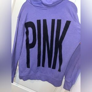 PINK by Victoria’s Secret Y2K Oversized Preppy Pockets Hooded Full Zip Jacket M
